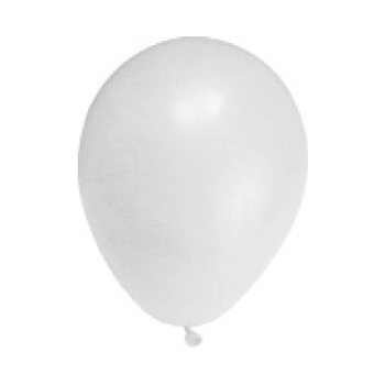 Wimex Nafukovací balónek bílý Ø25cm `M`