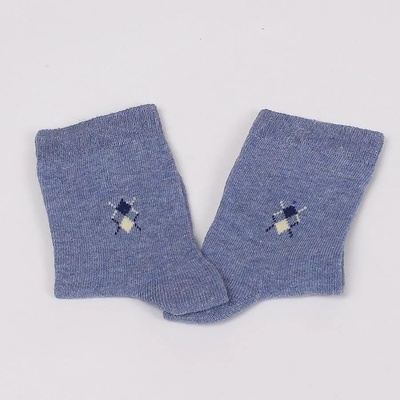 Детски чорапи в синьо с фигурки