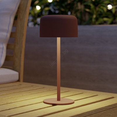 EGLO 901896 - LED соларна настолна лампа ROCCANOVA LED/2, 8W/3, 7V IP44 оранжева (EG901896)