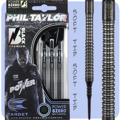 TARGET soft 19g POWER 8ZERO BLACK TITANIUM Phil Taylor 80% wolfram