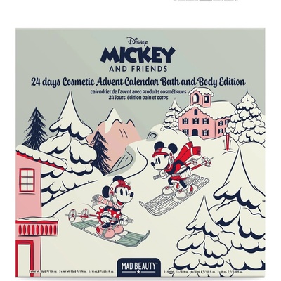 Mad Beauty Adventný kalendár Mickey Ski