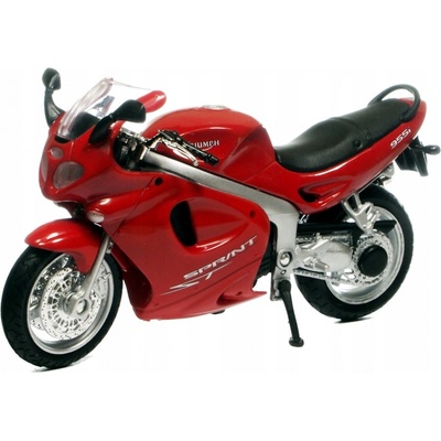 Welly 008690 Model motorky na podstave ´02 Triumph Sprint ST 1:18