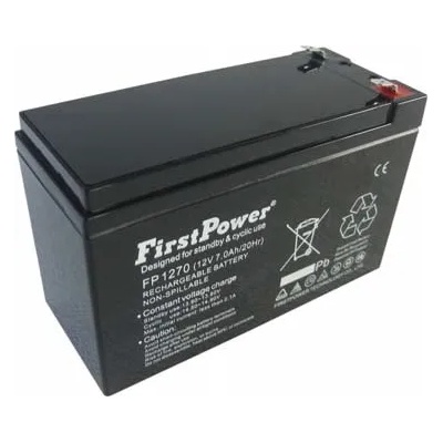 Eaton FirstPower FP7-12 - 12V 7Ah F1 (FP1270T1)