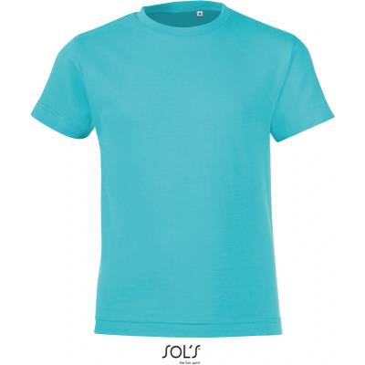 SOL's Collection Doprodej- Tričko Regent Fit Kids, krátký rukáv, dětské COT25118315986-atoll blue 8 roků Modrá atol