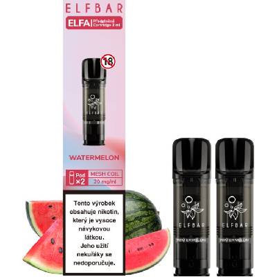 Elf Bar ELFA Pods cartridge 2Pack - 20mg (Předplněné cartridge Elf Bar ELFA obsahují 2ml liquidu o síle nikotinu 20mg)