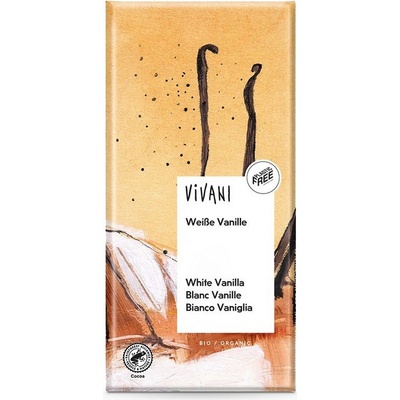 Vivani Biela čokoláda s vanilkou 80 g