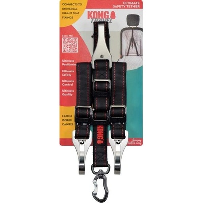 Kong Ultimate Isofix Bezpečnostní pás černý 130 x 28 x 3,5 cm – Hledejceny.cz