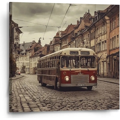 Sablio Obraz Historický autobus - 50x50 cm