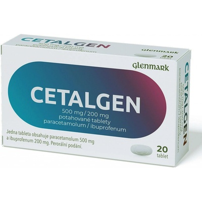 CETALGEN POR 500MG/200MG TBL FLM 20 II