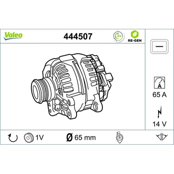 Alternátor VALEO 444507
