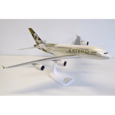 PPC Holland Airbus A380-861 Etihad Airways Mid 2010s Facets of Abu Dhabi Colors Snap-Fit 1:200
