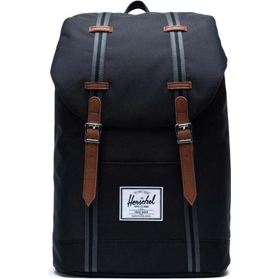 Herschel Little America Mid-Volume Black Black Tan 16,5 l