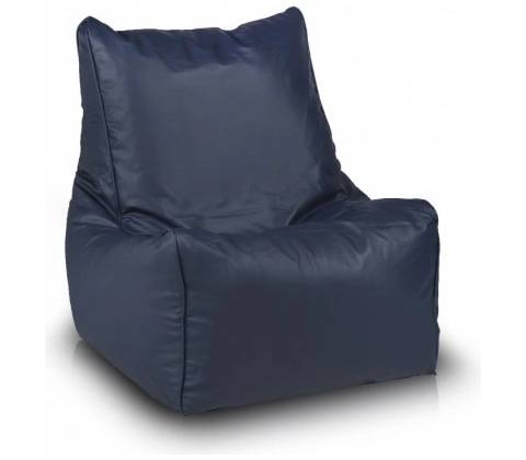 Ecopuf SOLID ekokoža E11 Tmavo modrá