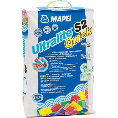 MAPEI ULTRAFLEX S2 QUICK Rychletvrdnoucí cementový lepící tmel 15kg