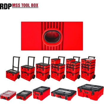 Raider 139615 Модулна система 556x1120x424mm с колела IP65 RDP-MSS7 (139615)