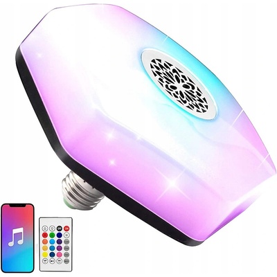 Verkgroup 15905 LED žárovka RGB Bluetooth s reproduktorem, dálkový ovládač, E27 18 W