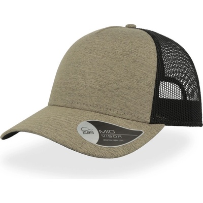 Atlantis Headwear Rapper Melange Trucker 5 panelová COT33019555599-khaki Khaki