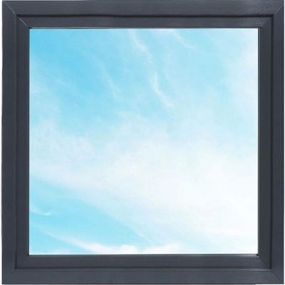 Solid Elements Premium OS 1, P, 120 × 120 cm, trojsklo, pravé, antracit, bílé W2GDBCZTK2.0016