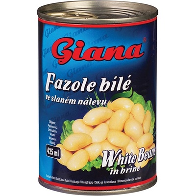 Giana Fazuľa biela v slanom náleve 425 ml
