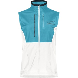 Norrøna Дамски елек за бягане Norrøna Women's Senja Aero90 Vest Running vest - Brittany Blue / Snow White - размер XS (129-0045-0311)