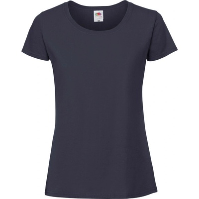 Fruit of the Loom Tričko Lady-Fit Iconic 195 T krátký rukáv dámské COT-161424a3604 Navy deep
