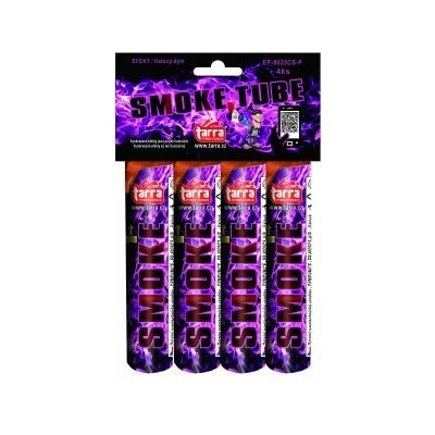 Tarra pyrotechnik Smoke tube Dýmovnice fialová 4 ks