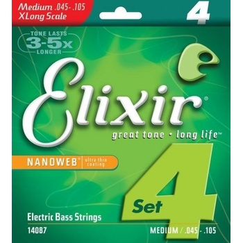 ELIXIR 14087 Medium/Extra Long Scale