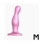 Lovely Planet Strap-on-me Curvy M вълнообразно дилдо с вендуза - Sugar Pink (P25693)