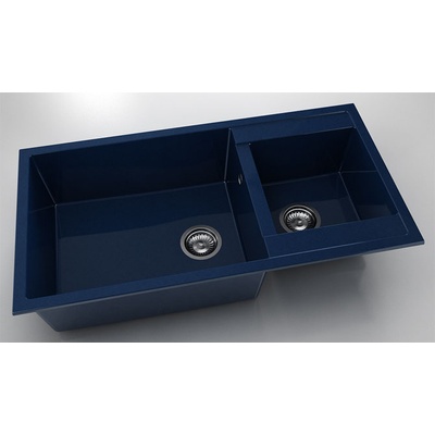 FAT Мивка Vanguard 235, Polymer marble, 10 Син гранит, с включен сифон