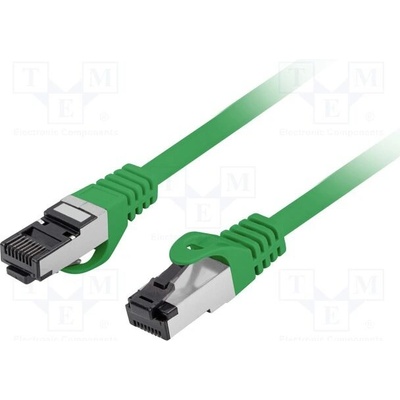 Lanberg PCF8-10CU-0200-G Patch, RJ45 vidlice,z obou stran, S/FTP, Cat 8.1, lanko, Cu