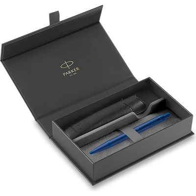 Parker IM Monochrome Blue kuličkové pero dárková sada s pouzdrem 1502/3292966