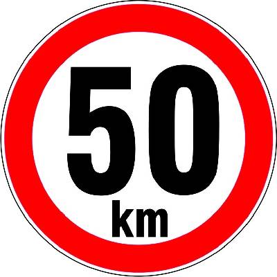 RAFO Reflexní samolepka Nejvyšší rychlost 10 - 300 km, průměr 15 cm Varianta: 50