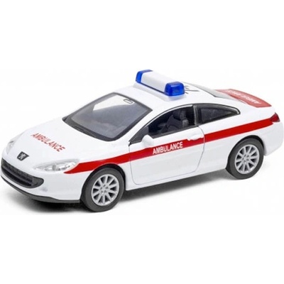 Welly Peugeot 407 Coupé Ambulance Bíla 1:34