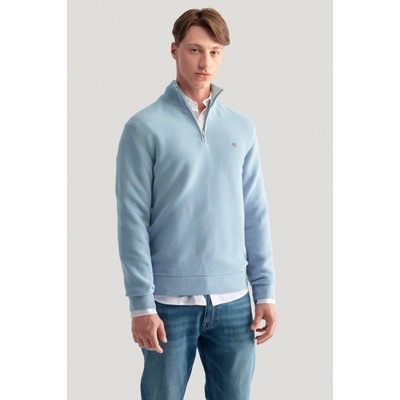 Gant Textured Cotton H-zip Stormy Sea – Zboží Dáma