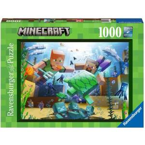 Ravensburger - Puzzle Minecraft Mozaika - 1 000 piese