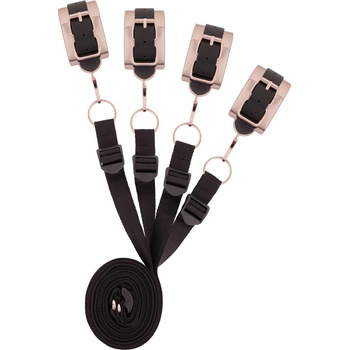 Image 1 of Rosy Gold Elegant Under the Matress Restraint Set