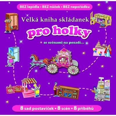 Velká kniha skládanek pro holky