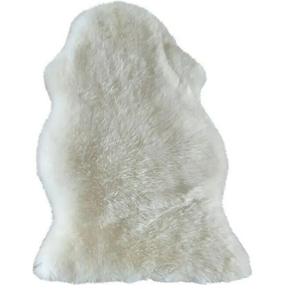 Esbeco Dekorační kožešina, pravá ovčí kůže, 80 × 50 cm, bílá FA11001301SWI