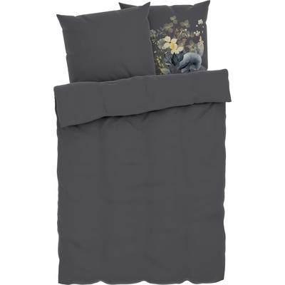 Livarno home Obojstranne obliečky z bavlneného saténu 220 x 240 cm tmavomodrá 100392999