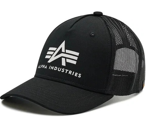 Alpha Industries Basic Trucker Cap black čierna