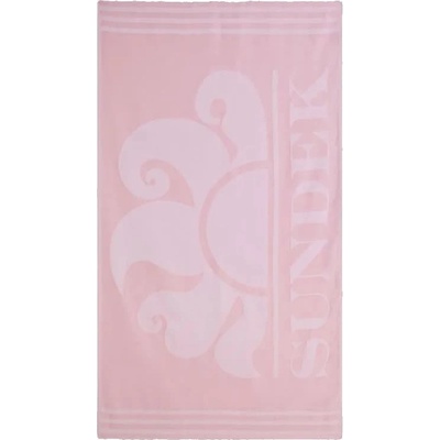 SUNDEK Хавлиена кърпа Sundek Fouta jacquard beach logo towel - Pink (Camelia)