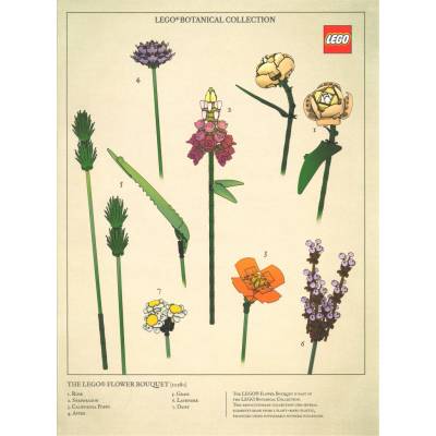 Plagát LEGO® kytica - LEGO 5007798