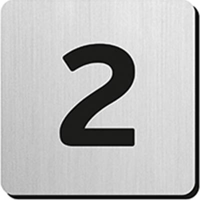 JNF - PIKTOGRAM ČÍSLICA "2" IN.34.300 - 75 mm - nalepovacia NEM - nerez matná | MP-KOVANIA.sk