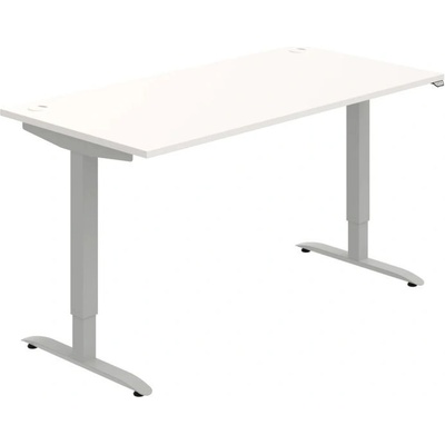 OFFICE PRO s.r.o. HOBIS výškovo nastaviteľný stôl MOTION MS 2 1600, stand.ovládanie, biela