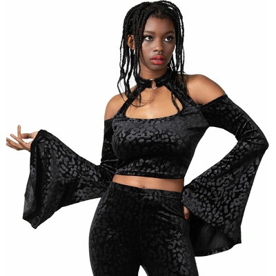 KILLSTAR дамска тениска с дълги ръкави (топ) KILLSTAR - Felinology - Черен - KSRA006169