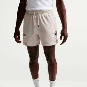 Nike Мъжки къси панталони Nike Air BB Fleece Short Shorts - Light Bone / Black - размер M (012-4614-0212)