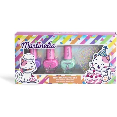 Aquarius Cosmetic Комплект за маникюр, Martinelia, малък, 4 части (MA12045)