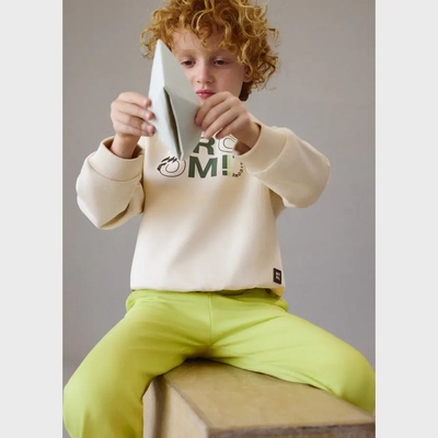 MAYORAL Суичър без цип "athletics" в бежов цвят за мини момче Mayoral