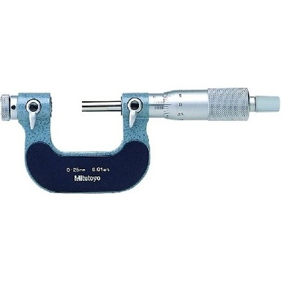 MITUTOYO Mikrometr třmenový analogový 25-50/001 mm na měření závitů mitu-126-126