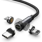 Essager Магнитен USB-A към Micro USB, 2.4A, 1м (EXCCXM-WC0G)